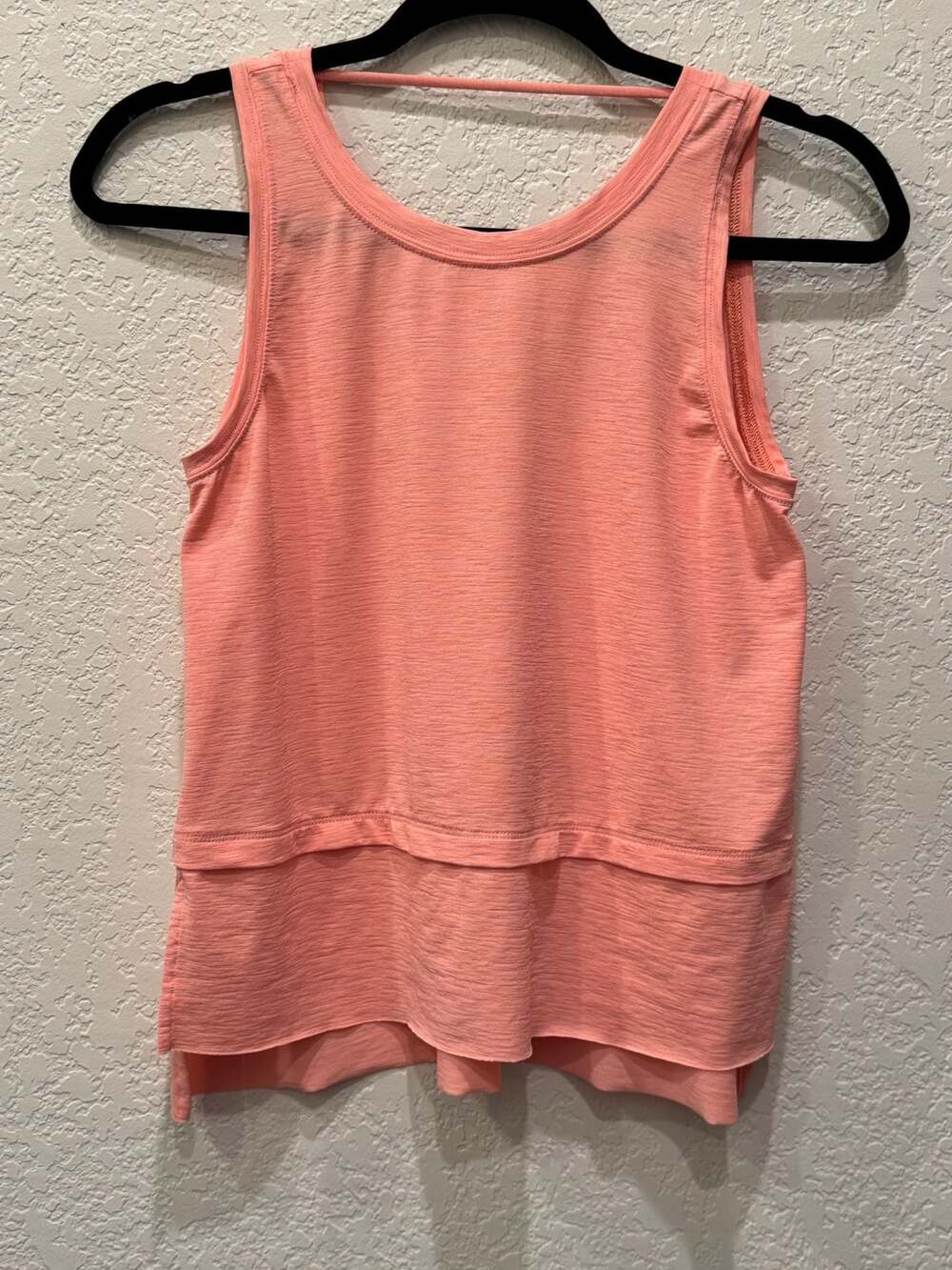 CALIA Women's Layered Tank Top Peach Size XS
